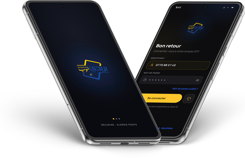 BARIDIMOB — Onboarding & security
